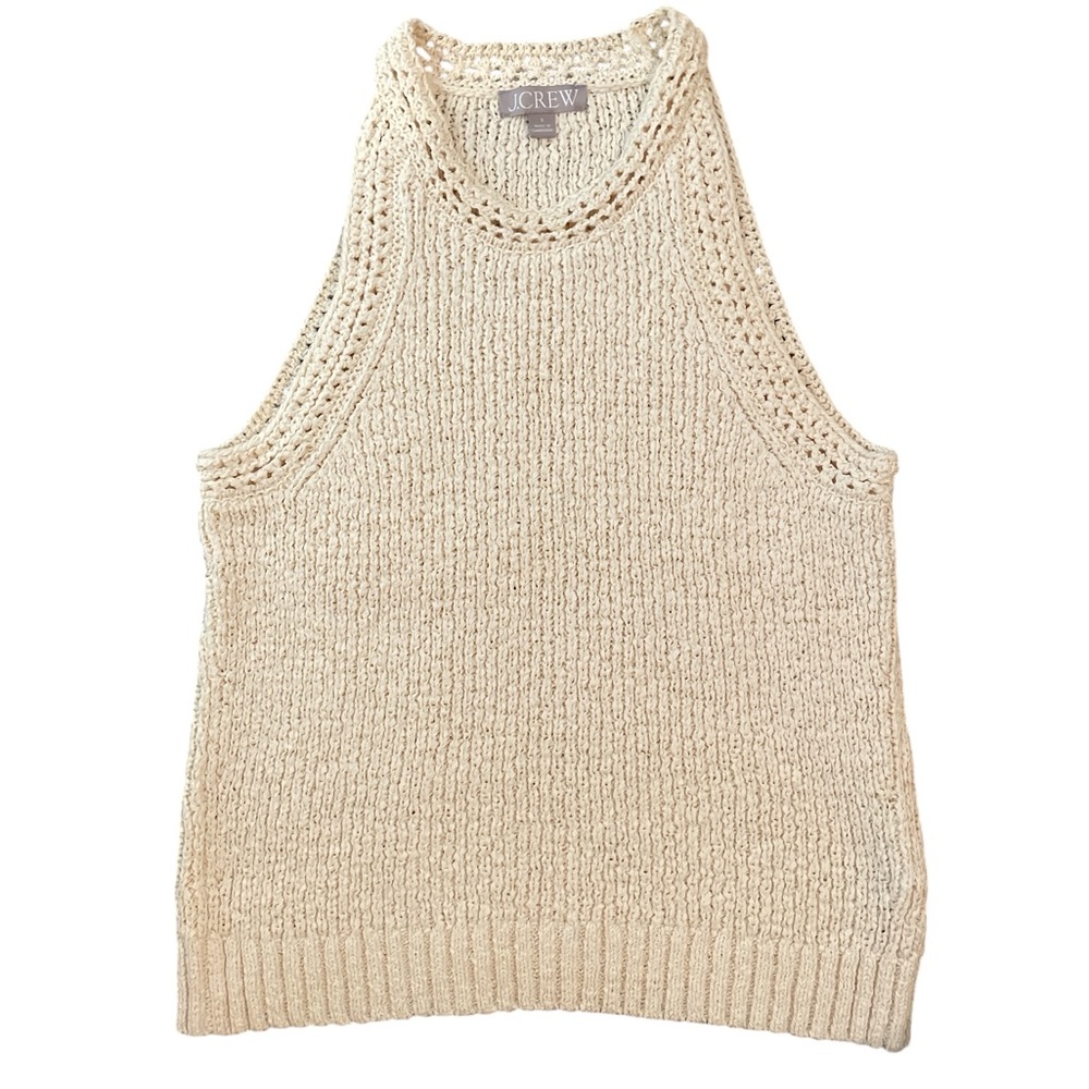 C22 - J.Crew - SIZE SMALL - KNIT HALTER SWEATER TANK